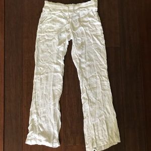 ROXY white beach pants